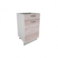 Кухонный шкаф-стол Alesia 1D1S/60-F1 дуб анкона